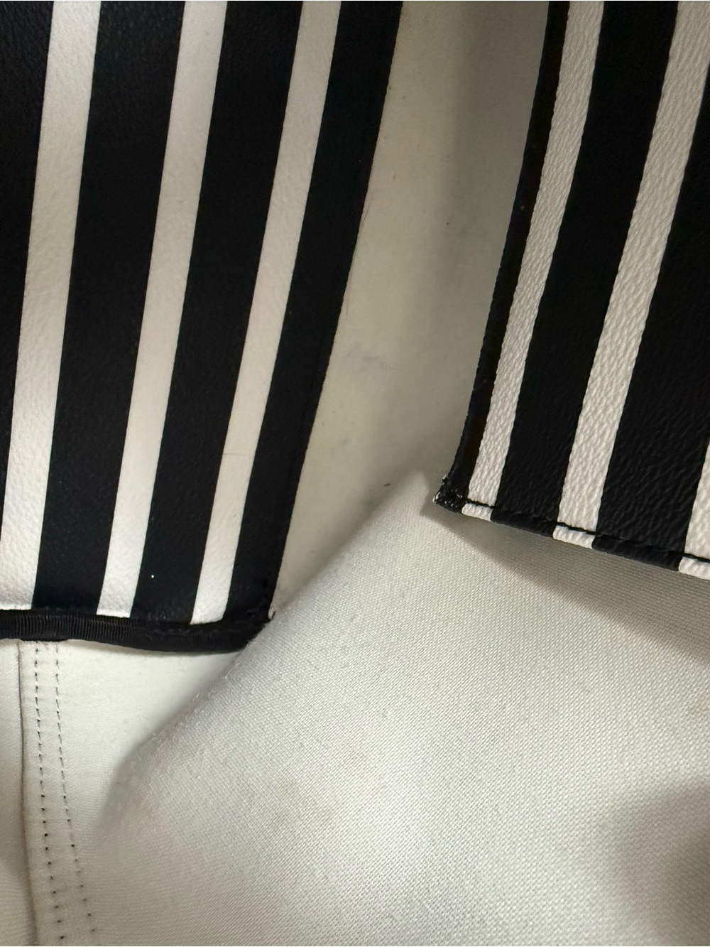 kate spade Black and White Striped Tote - Picture 16 of 16